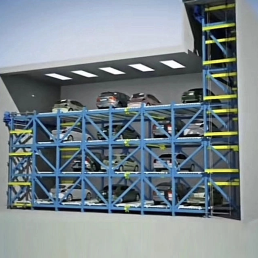 Efficient parking Agv 2 Level Rotary Parking System for Garage