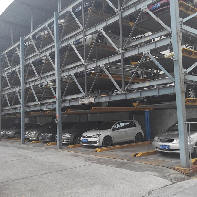 Five Layer Lifting and Traversing Car Parking System