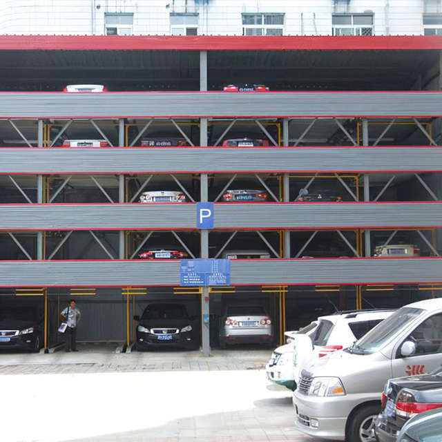 Five Layer Lifting and Traversing Car Parking System