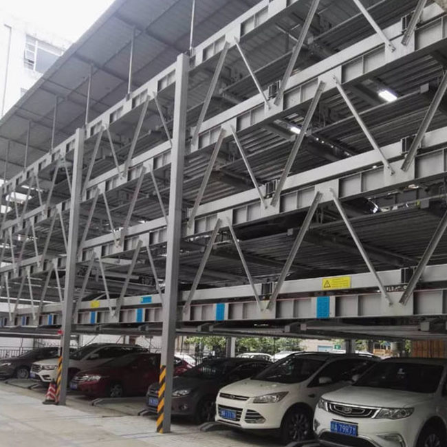 Five Layer Lifting and Traversing Car Parking System