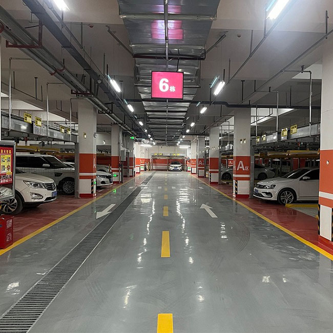 Two Layer Lifting and Traversing Car Parking System