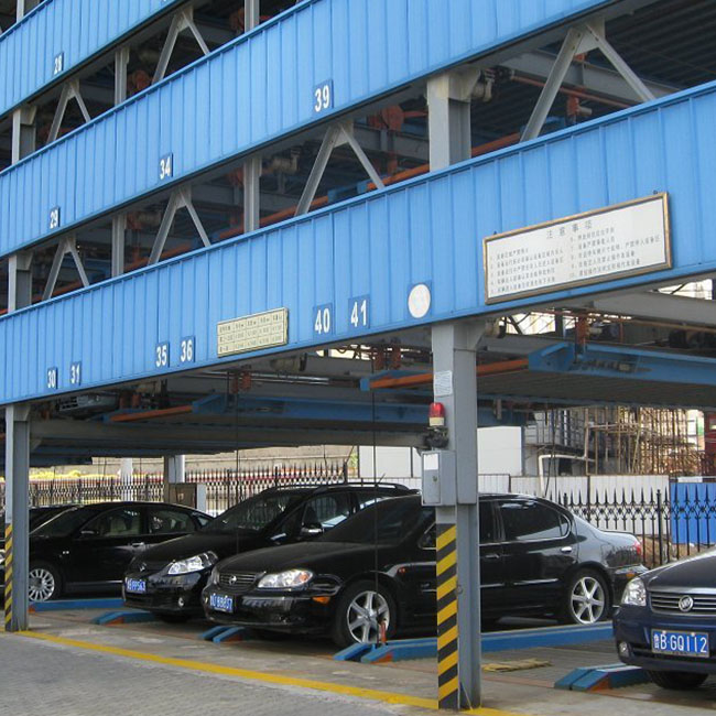 Five Layer Lifting and Traversing Car Parking System