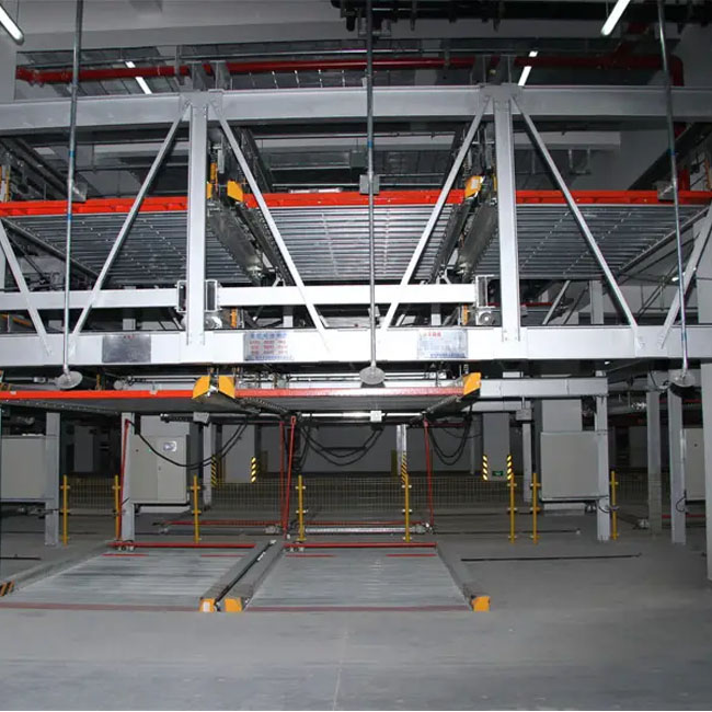 Three Layer Lifting and Traversing Car Parking System